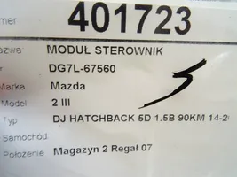 Mazda 2 Inne komputery / moduły / sterowniki DG7L-67560-D