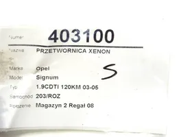 Opel Signum Przetwornica napięcia / Moduł przetwornicy 89034934