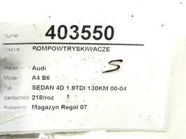 Audi A4 S4 B6 8E 8H Purkštukų (forsunkių) komplektas 0414720216
