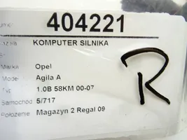 Opel Agila A Centralina/modulo motore ECU 55350549