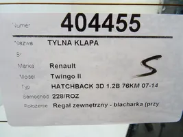 Renault Twingo II Tylna klapa bagażnika 