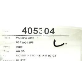 Audi A6 Allroad C5 Pompe ABS 0273004358