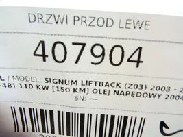 Opel Signum Durvis 