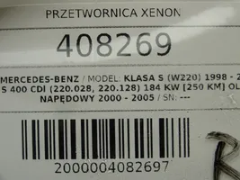 Mercedes-Benz S W220 Jännitteenmuunnin/muuntimen moduuli 1307329087