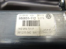 Volkswagen PASSAT B6 Elektryczny podnośnik szyby drzwi przednich 1K0959701P
