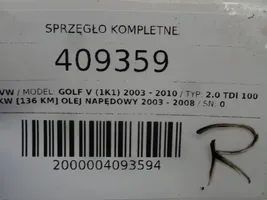 Volkswagen Golf V Комплект сцепления 124035410