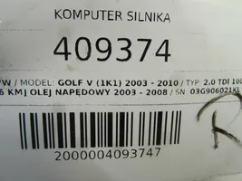 Volkswagen Golf V Centralina/modulo motore ECU 03G906021KL