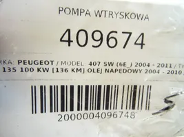 Peugeot 407 Pompa wtryskowa wysokiego ciśnienia A2C20000598