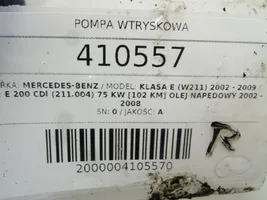 Mercedes-Benz E W211 Pompa wtryskowa wysokiego ciśnienia 