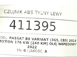 Volkswagen PASSAT B8 Czujnik prędkości obrotowej koła ABS 100711-55583