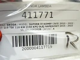 Skoda Superb B8 (3V) Sensore della sonda Lambda 05L906262B