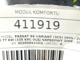 Volkswagen PASSAT B6 Sterownik / Moduł komfortu 3C0959433AQ