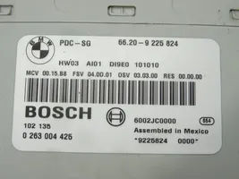 BMW 3 E90 E91 Pysäköintitutkan (PCD) ohjainlaite/moduuli 9225824
