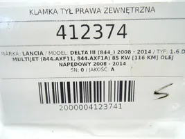 Lancia Delta Manecilla externa puerta trasera 242566