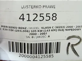 Mercedes-Benz C AMG W203 Elektryczne lusterko boczne drzwi przednich 