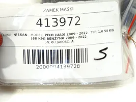 Nissan Pixo Serrure de capot 