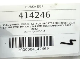 SsangYong Actyon sports I EGR-linjan letku 