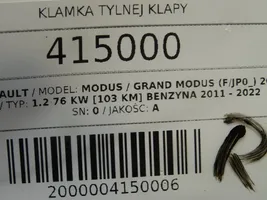 Renault Modus Takaluukun/tavaratilan luukun ulkokahva 8200076256F