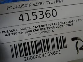 Porsche Cayenne (9PA) Alzacristalli della portiera posteriore con motorino 7L0959703