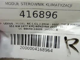 Lexus RC Inne komputery / moduły / sterowniki 88650-24430