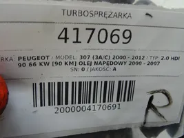 Peugeot 307 Turbine 9633382380