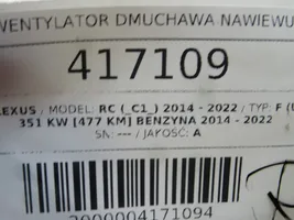 Lexus RC Wentylator nawiewu / Dmuchawa 