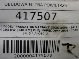 Volkswagen PASSAT B6 Scatola del filtro dell’aria 3C0129607AG