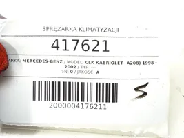 Mercedes-Benz CLK A208 C208 Ilmastointilaitteen kompressorin pumppu (A/C) 