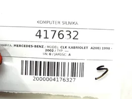 Mercedes-Benz CLK A208 C208 Unité de commande, module ECU de moteur A1111532679