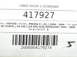 Toyota Previa (XR30, XR40) II Linka zamka pokrywy przedniej / maski silnika 