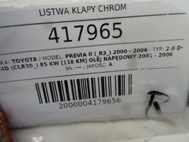 Toyota Previa (XR30, XR40) II Takaluukun rekisterikilven valon palkki 