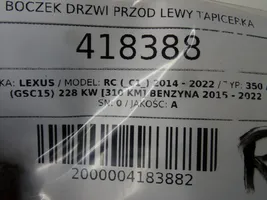 Lexus RC Boczki / Poszycie drzwi przednich 