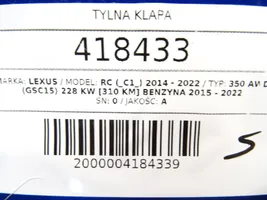 Lexus RC Tylna klapa bagażnika 