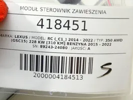Lexus RC Inne komputery / moduły / sterowniki 89243-24080