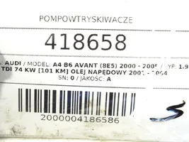 Audi A4 S4 B6 8E 8H Wtryskiwacze / Komplet 