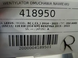 Lexus RC Wentylator nawiewu / Dmuchawa 