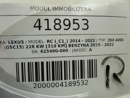 Lexus RC Inne komputery / moduły / sterowniki 89784-53040