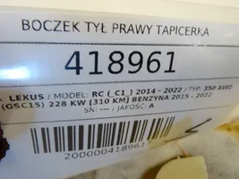 Lexus RC Boczek / Tapicerka drzwi tylnych 