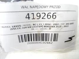 Lexus RC Wał napędowy przedni 