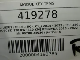 Lexus RC Kiti valdymo blokai/ moduliai 897B0-24030