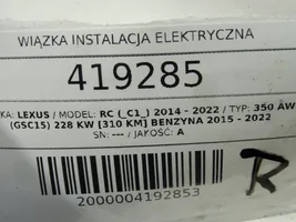 Lexus RC Wiązka przewodów silnika 86101-53E40