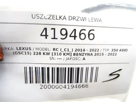 Lexus RC Uszczelka drzwi przednich 