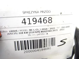 Lexus RC Sprężyna przednia 