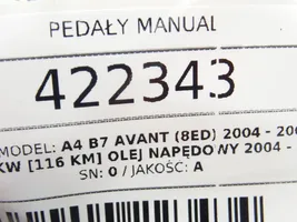 Audi A4 S4 B7 8E 8H Assemblage pédale 8E1721117A