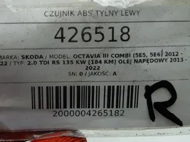 Skoda Octavia Mk3 (5E) Czujnik prędkości obrotowej koła ABS 