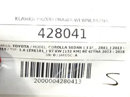 Toyota Corolla E160 E170 Klamka wewnętrzna drzwi przednich 69205-0D271