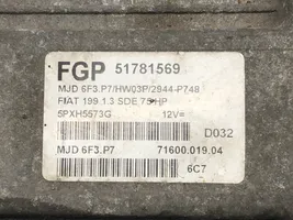 Fiat Grande Punto Moottorin ohjainlaite/moduuli (käytetyt) 51781569
