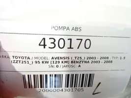 Toyota Avensis T250 ABS-pumppu 0265231464