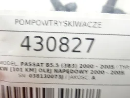 Volkswagen PASSAT B5.5 Wtryskiwacze / Komplet 038130073J