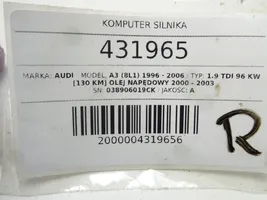 Audi A3 S3 8L Блок управления двигателем ECU 038906019CK